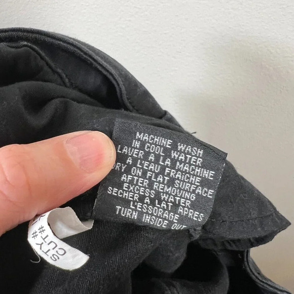 Tripp NYC Lace Up Jeans Size 16 Black Skinny Goth Punk 90s Dang Goodman - Picture 9 of 9